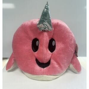 Emojination Adult Pink Unicorn emoji Plush Mask NWT